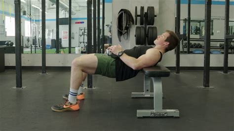 Oct 31, 2023 · The dumbbell hip thrust is an exercise that uses the glute muscles (butt muscles) to extend the hip and drive them upward toward the ceiling. The exercise involves sitting on the floor and placing the shoulders on a bench, you then bring the feet closer to the buttocks and keep them planted on the floor. 